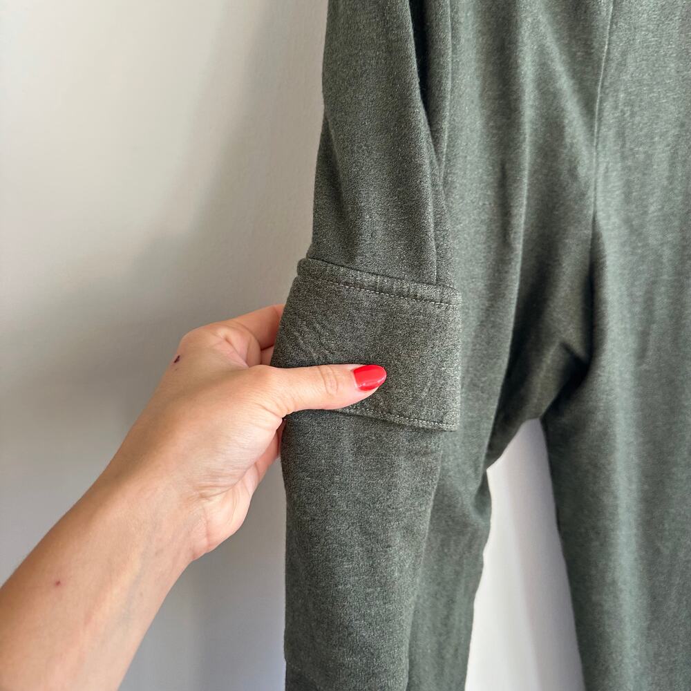 Sundry x Evereve Everyday High Rise Cargo Sweatpants Green L - Picture 9 of 10